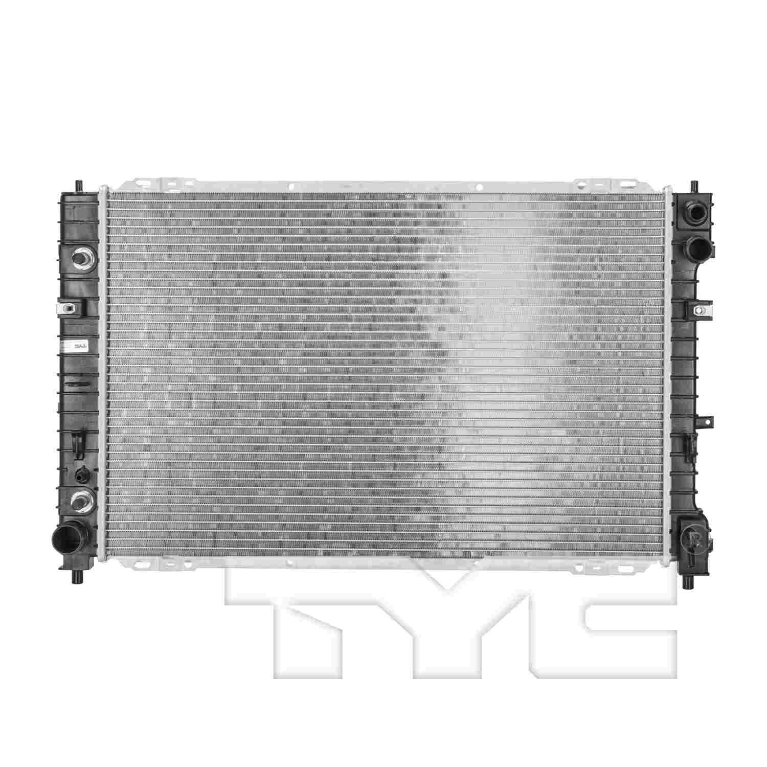 TYC TYC Radiator  top view frsport 2307