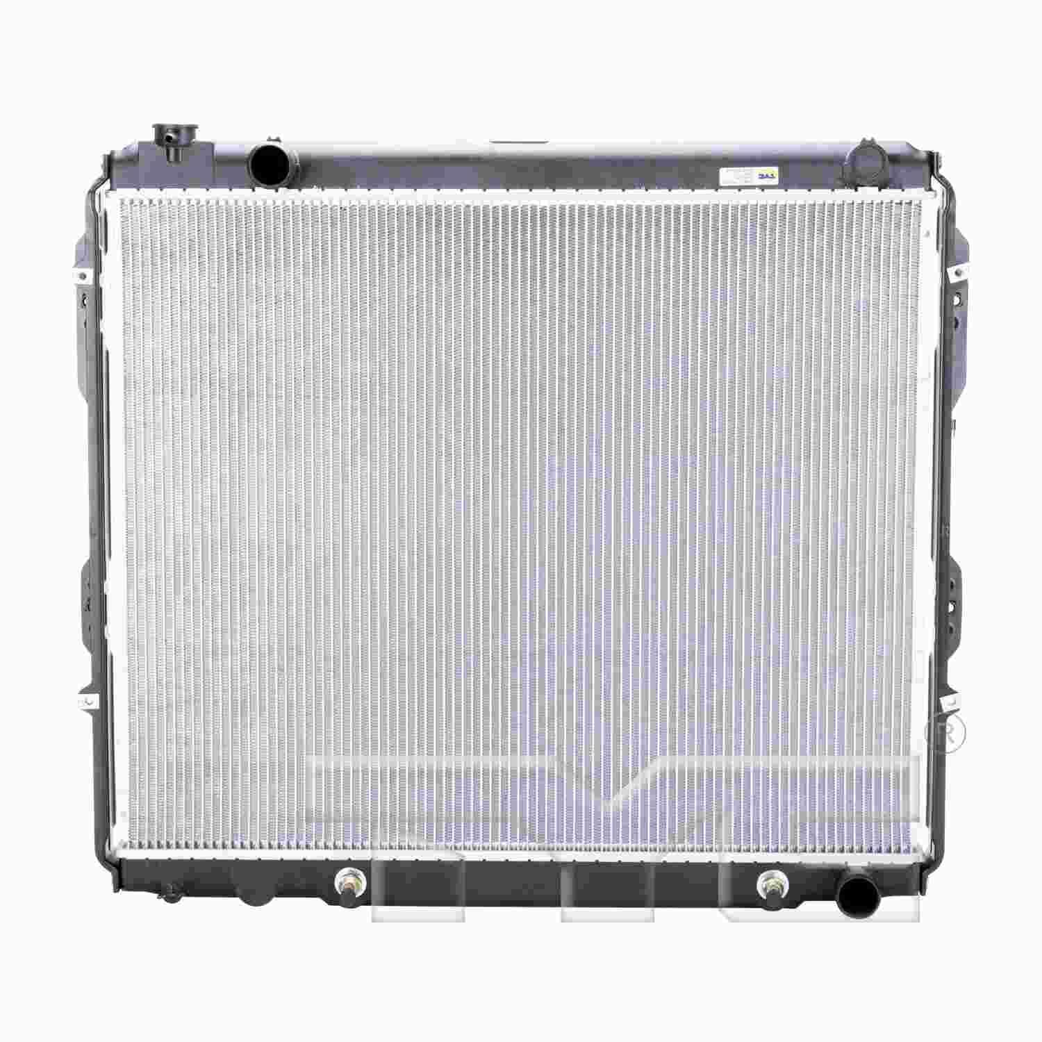 TYC TYC Radiator  top view frsport 2321