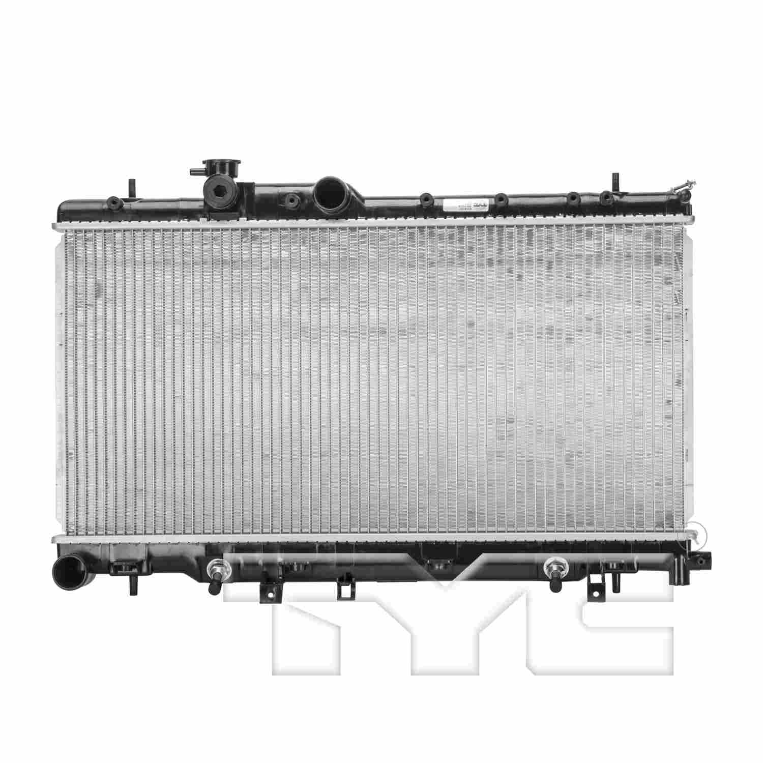 TYC TYC Radiator  top view frsport 2331