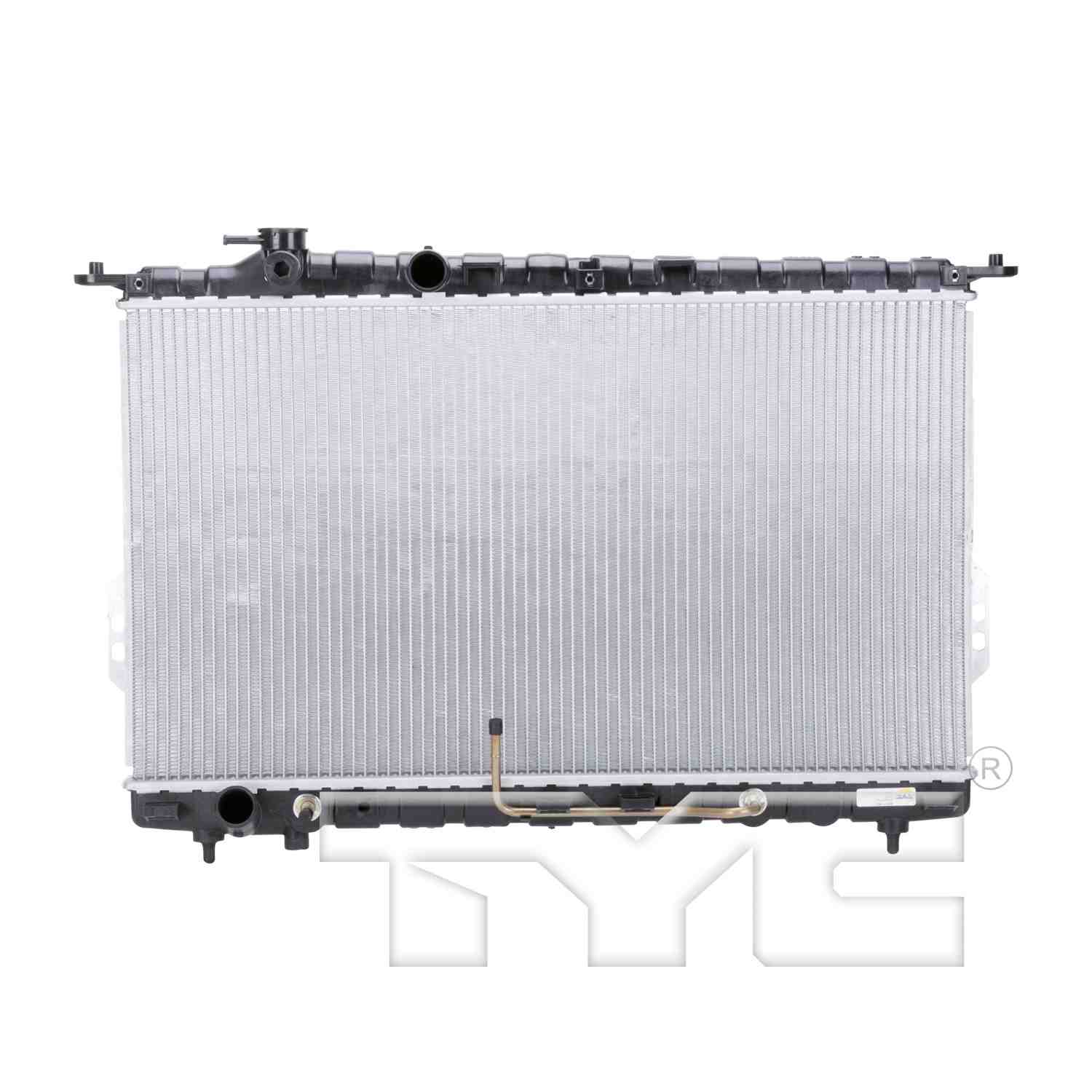 TYC TYC Radiator  top view frsport 2339