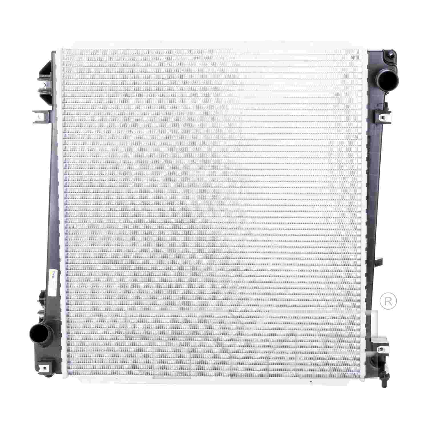 TYC TYC Radiator  top view frsport 2342