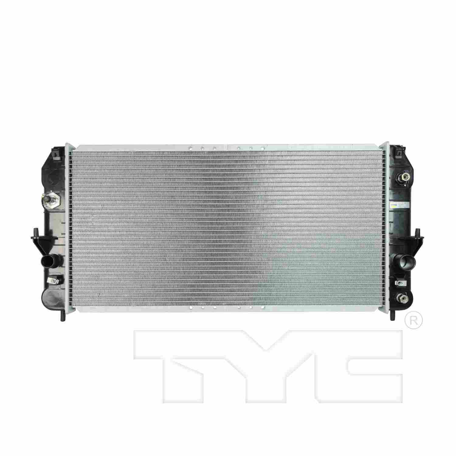 TYC TYC Radiator  top view frsport 2352