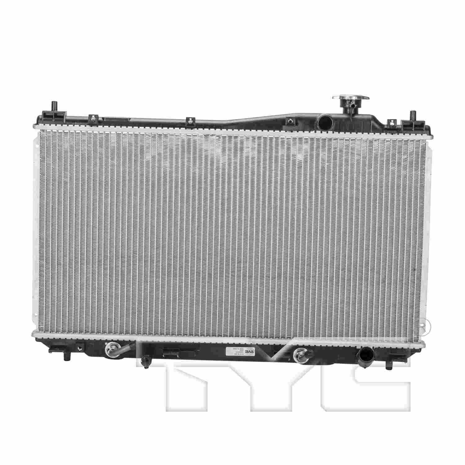 TYC TYC Radiator  top view frsport 2354