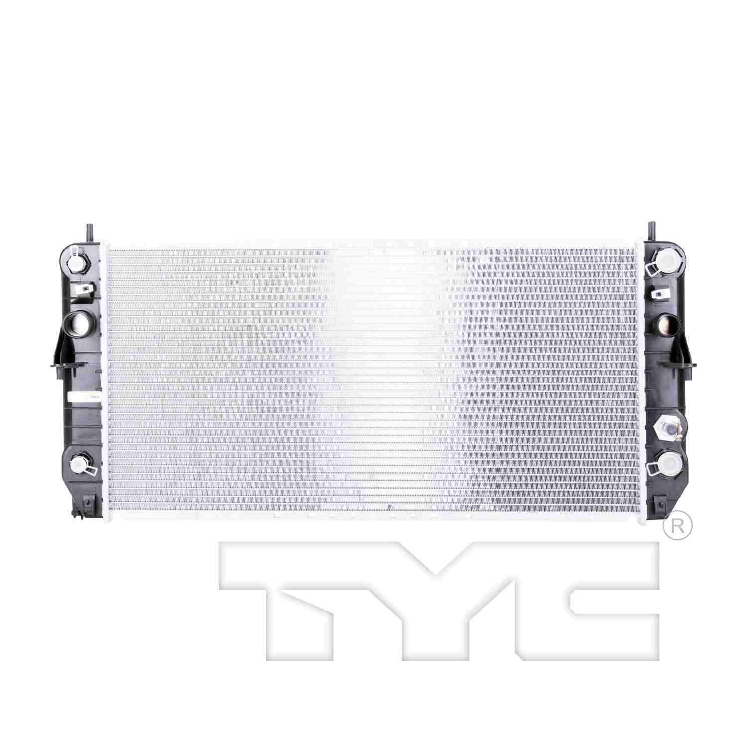 TYC TYC Radiator  top view frsport 2369