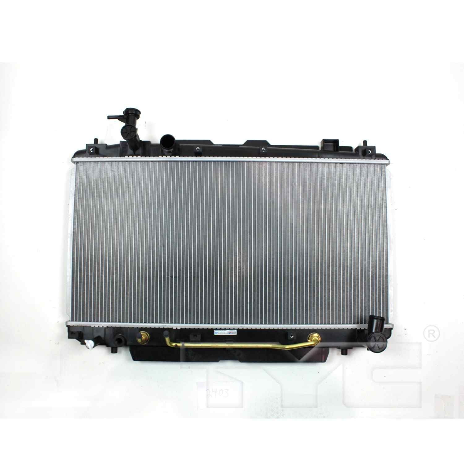 TYC TYC Radiator  top view frsport 2403