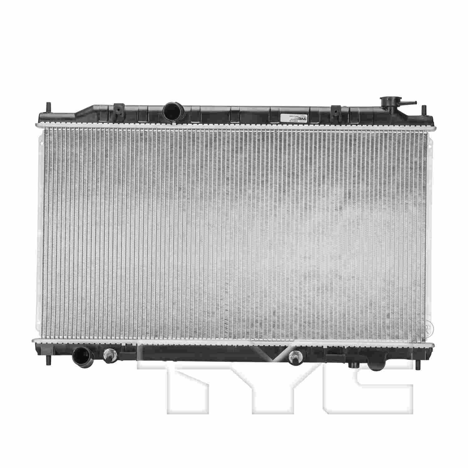 TYC TYC Radiator  top view frsport 2414