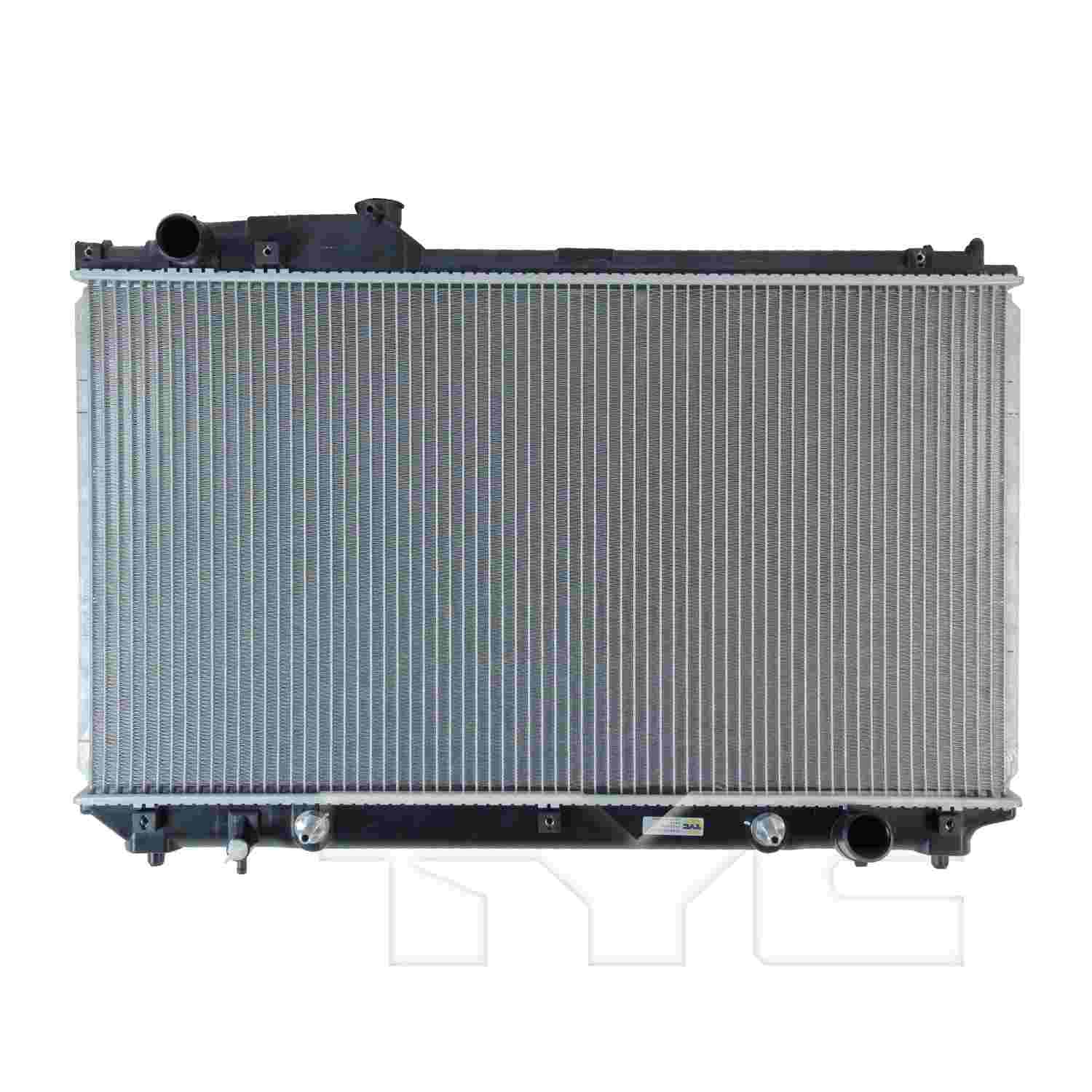 TYC TYC Radiator  top view frsport 2418