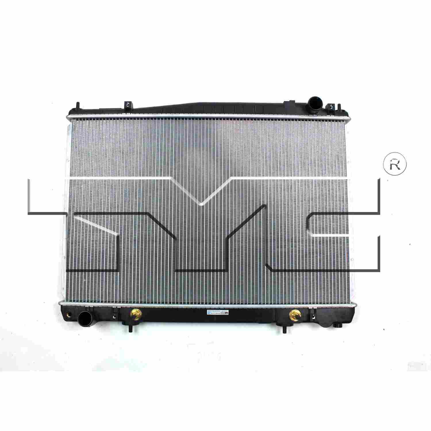 TYC TYC Radiator  top view frsport 2426