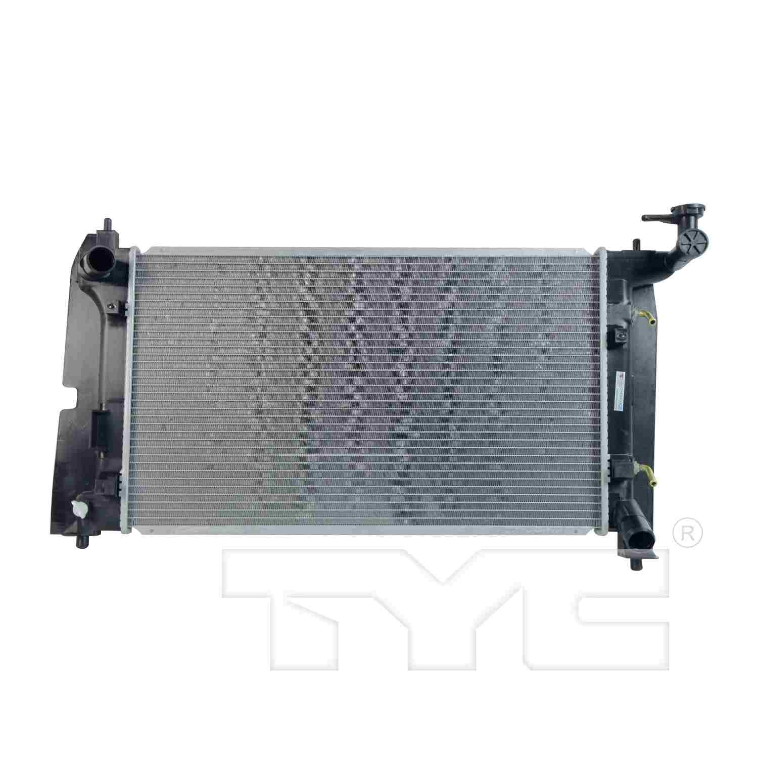 TYC TYC Radiator  top view frsport 2428