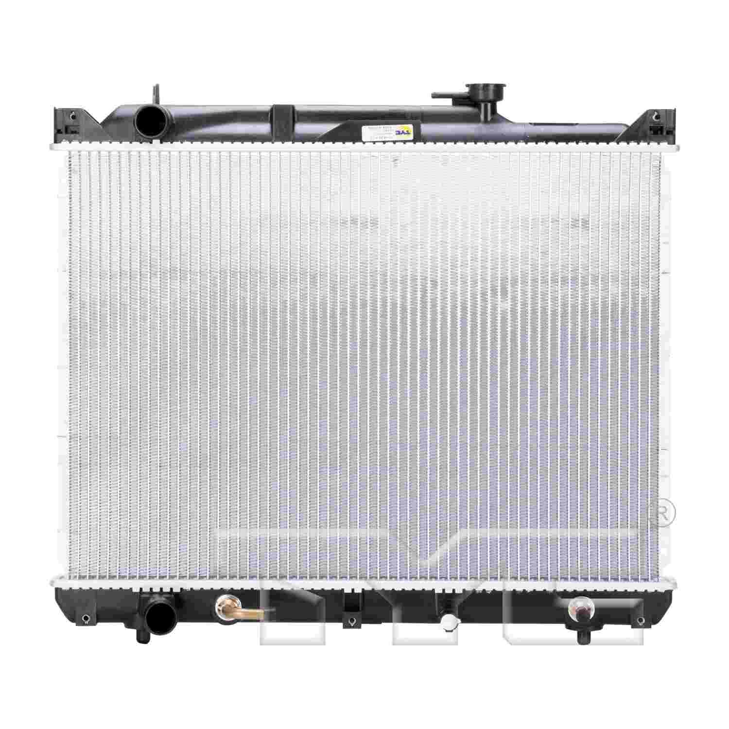 TYC TYC Radiator  top view frsport 2430