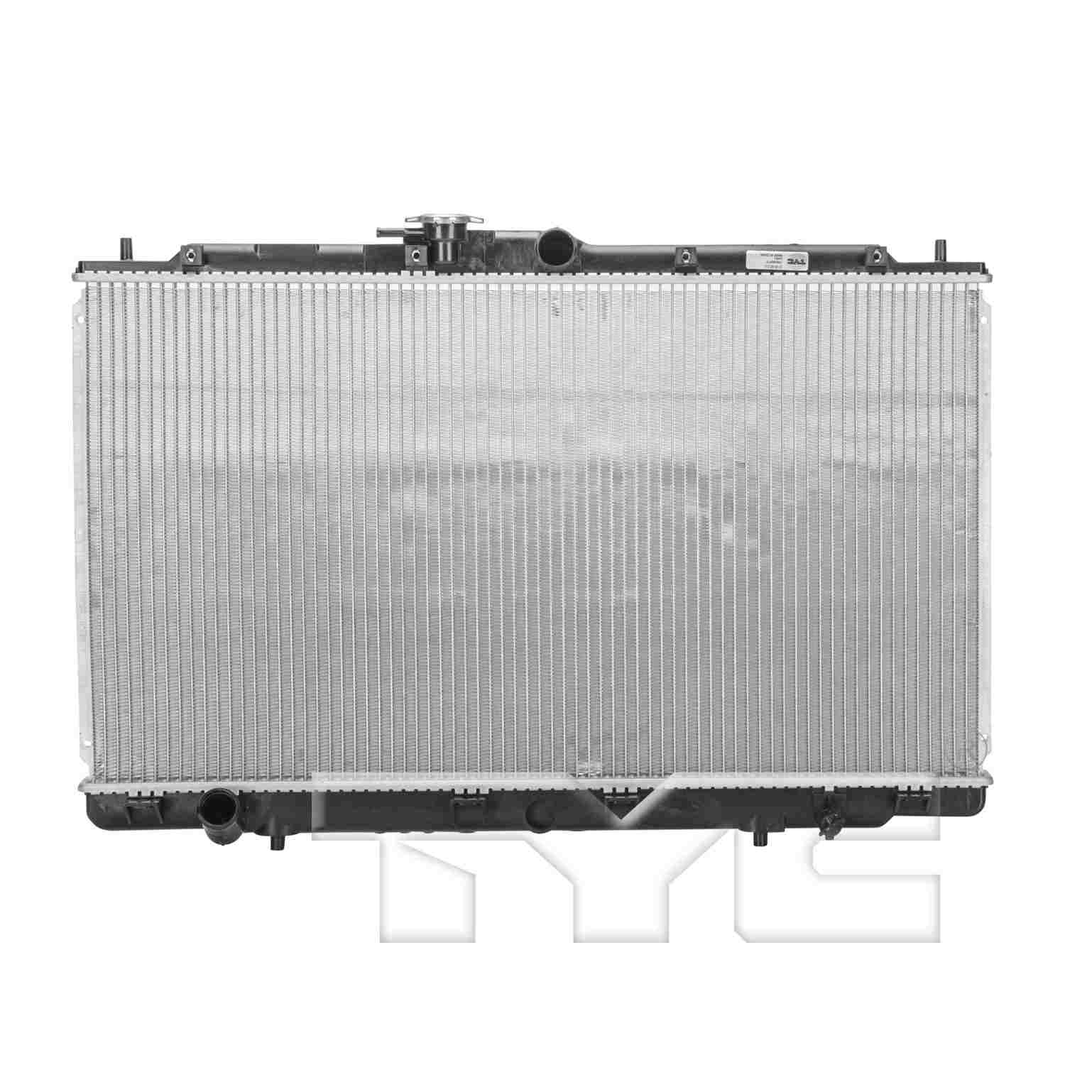 TYC TYC Radiator  top view frsport 2431