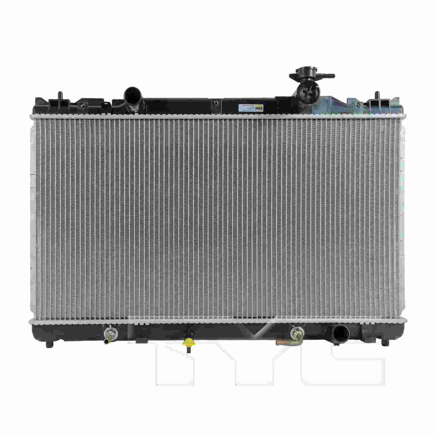 TYC TYC Radiator  top view frsport 2437