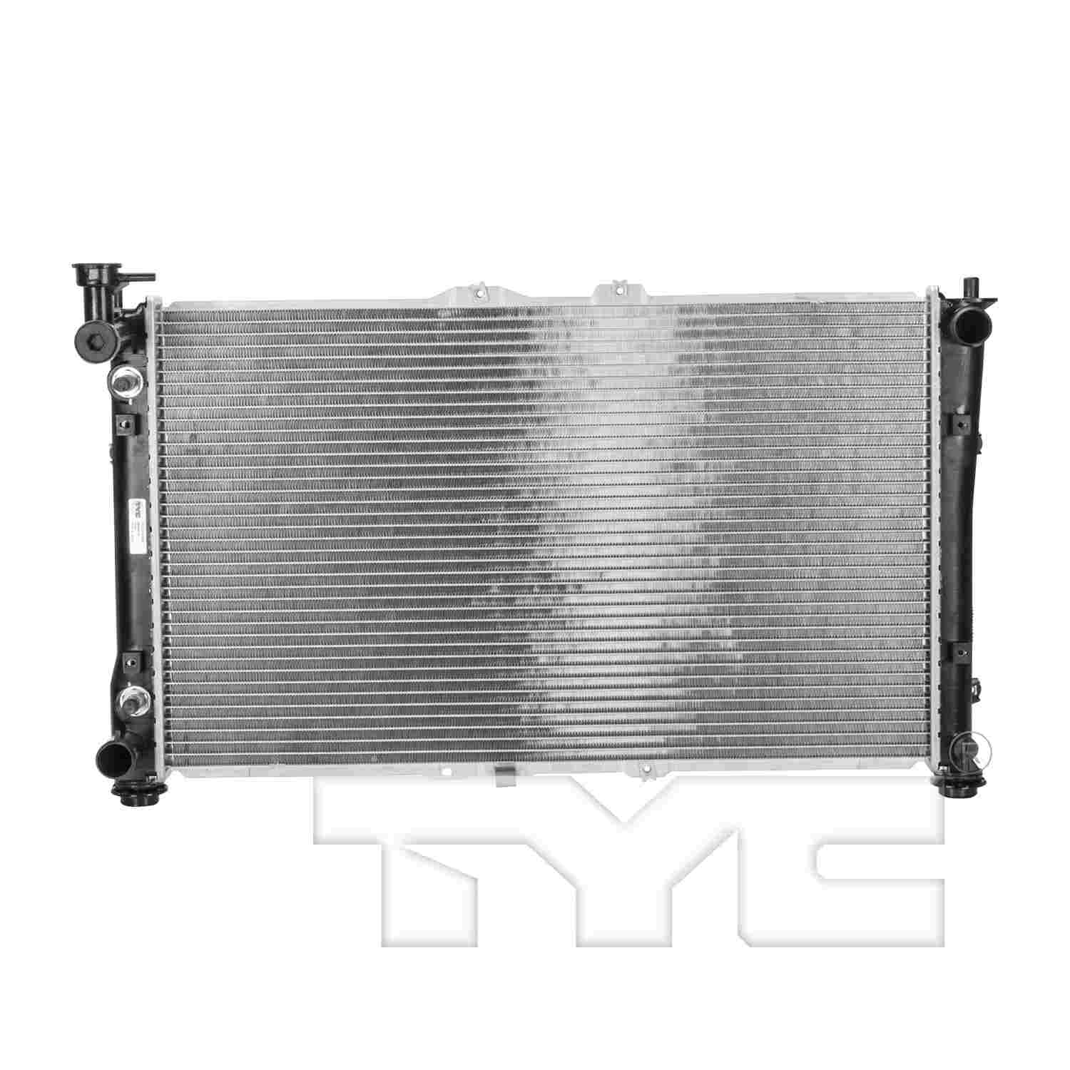 TYC TYC Radiator  top view frsport 2442