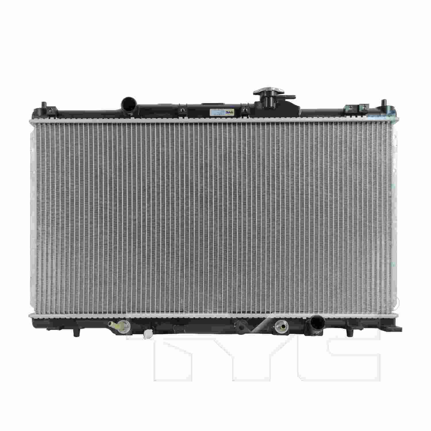 TYC TYC Radiator  top view frsport 2443