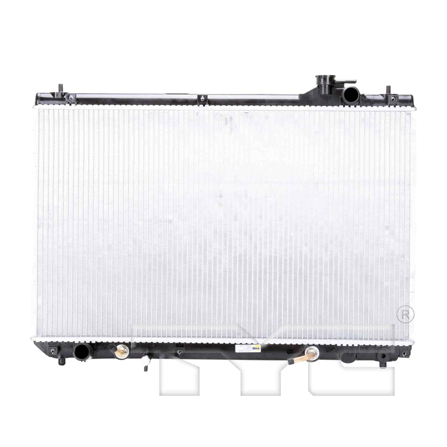 TYC TYC Radiator  top view frsport 2452