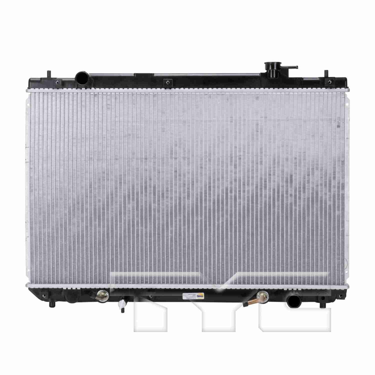 TYC TYC Radiator  top view frsport 2453