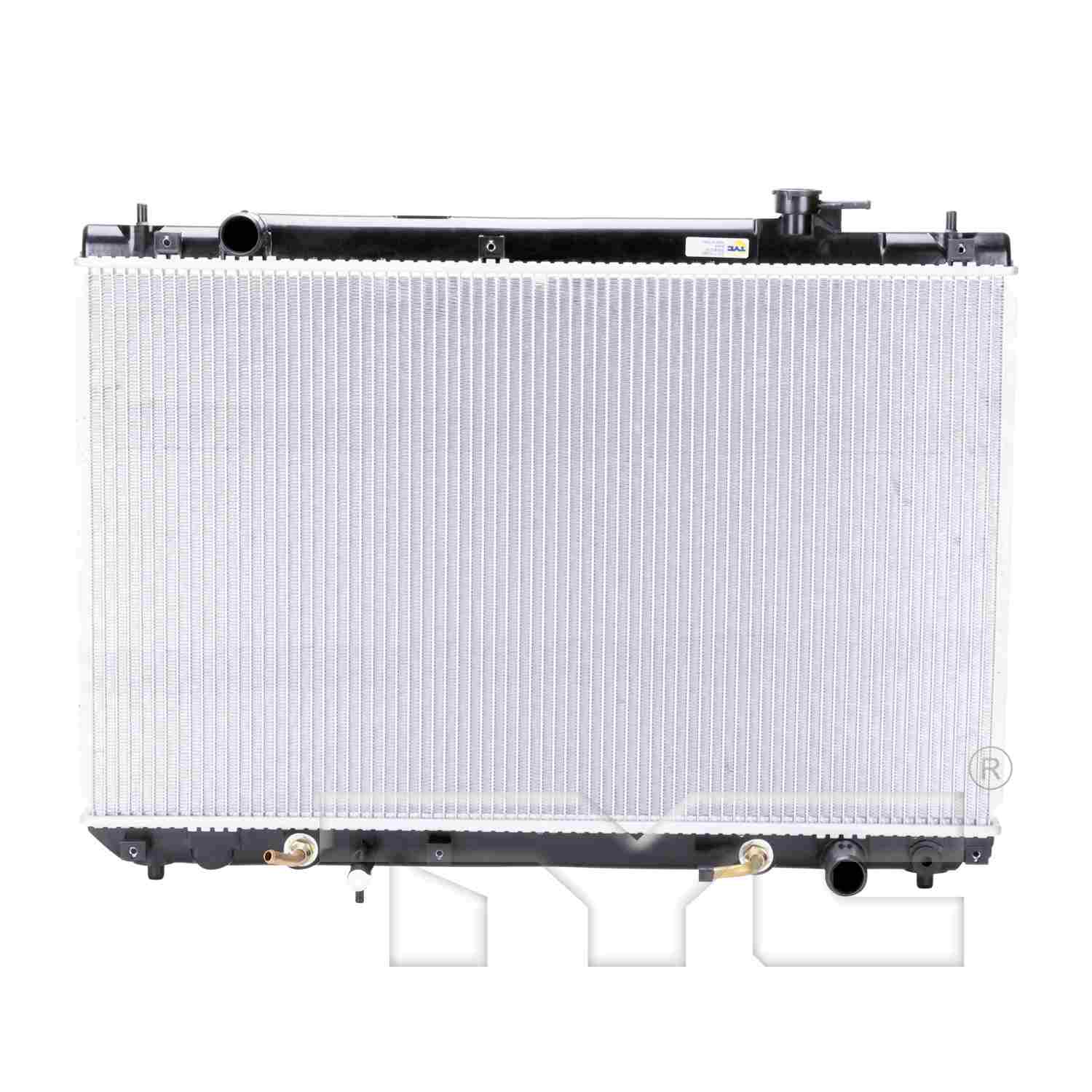 TYC TYC Radiator  top view frsport 2454