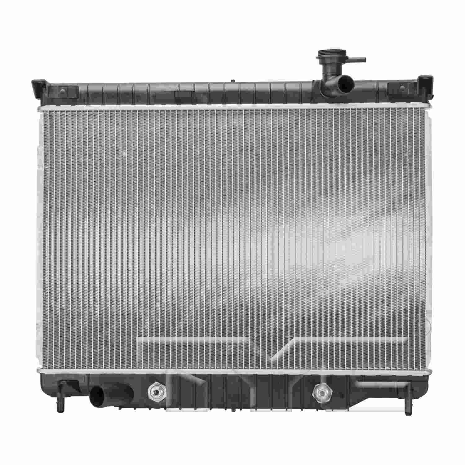 TYC TYC Radiator  top view frsport 2458