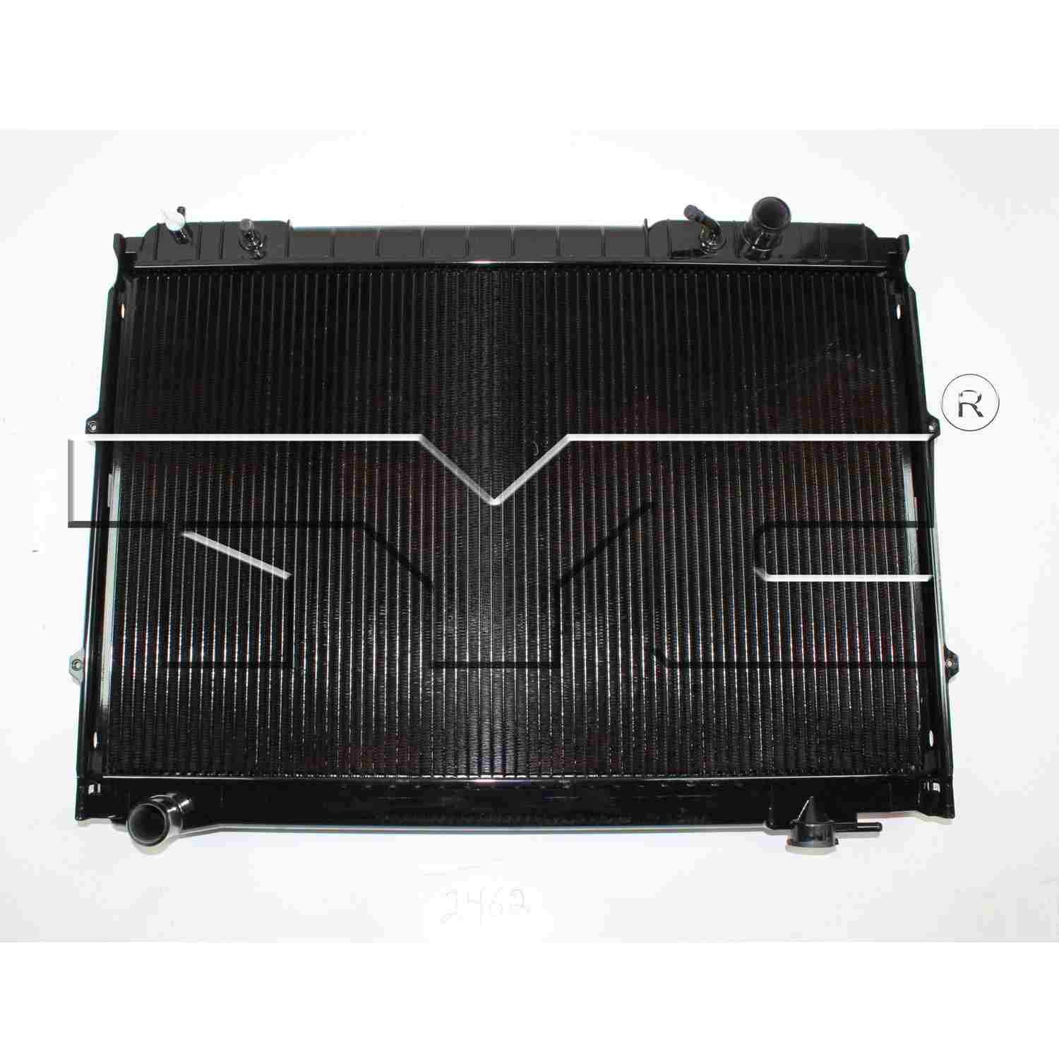 TYC TYC Radiator  top view frsport 2462