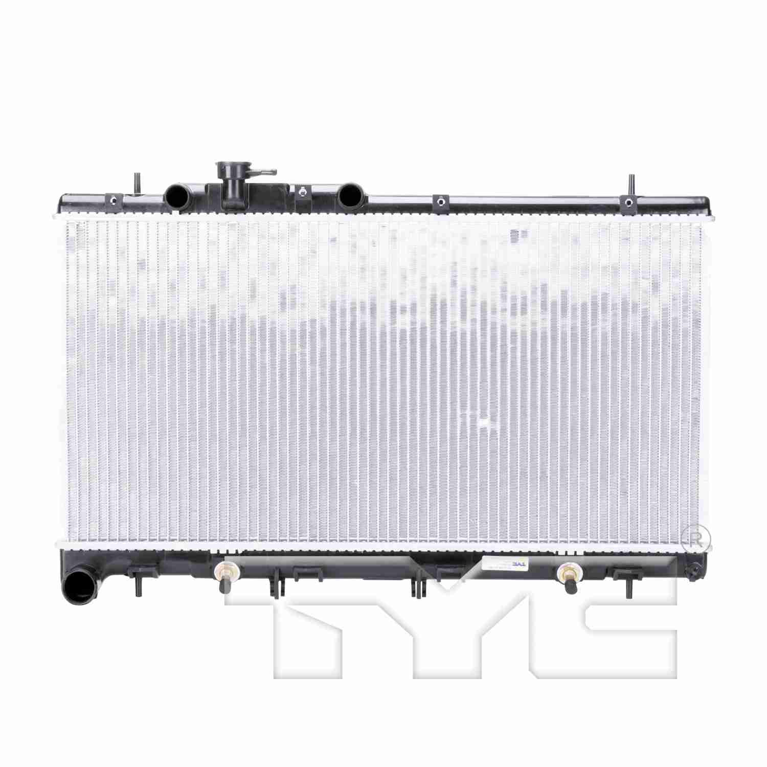 TYC TYC Radiator  top view frsport 2465