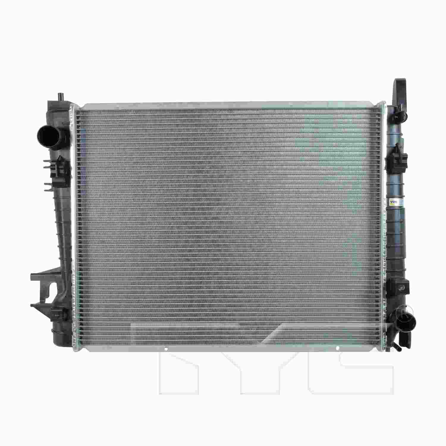 TYC TYC Radiator  top view frsport 2479