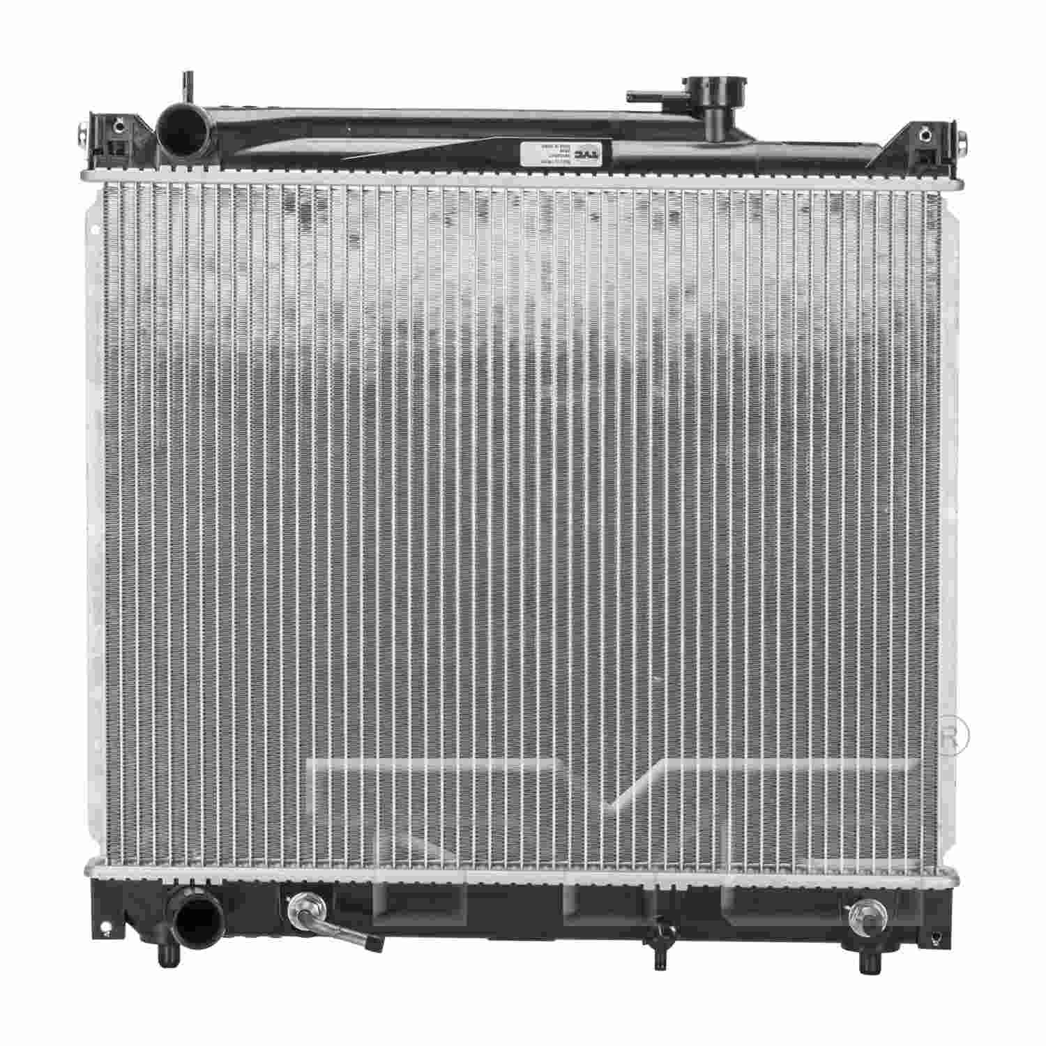 TYC TYC Radiator  top view frsport 2506