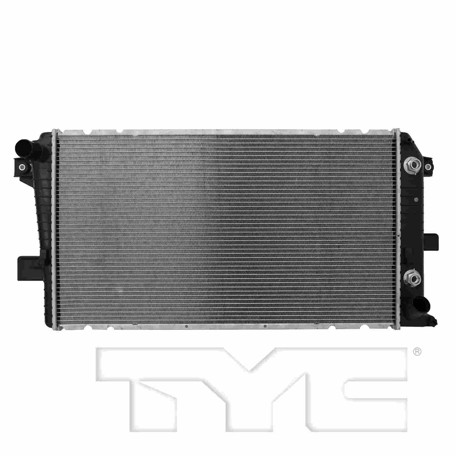 TYC TYC Radiator  top view frsport 2510