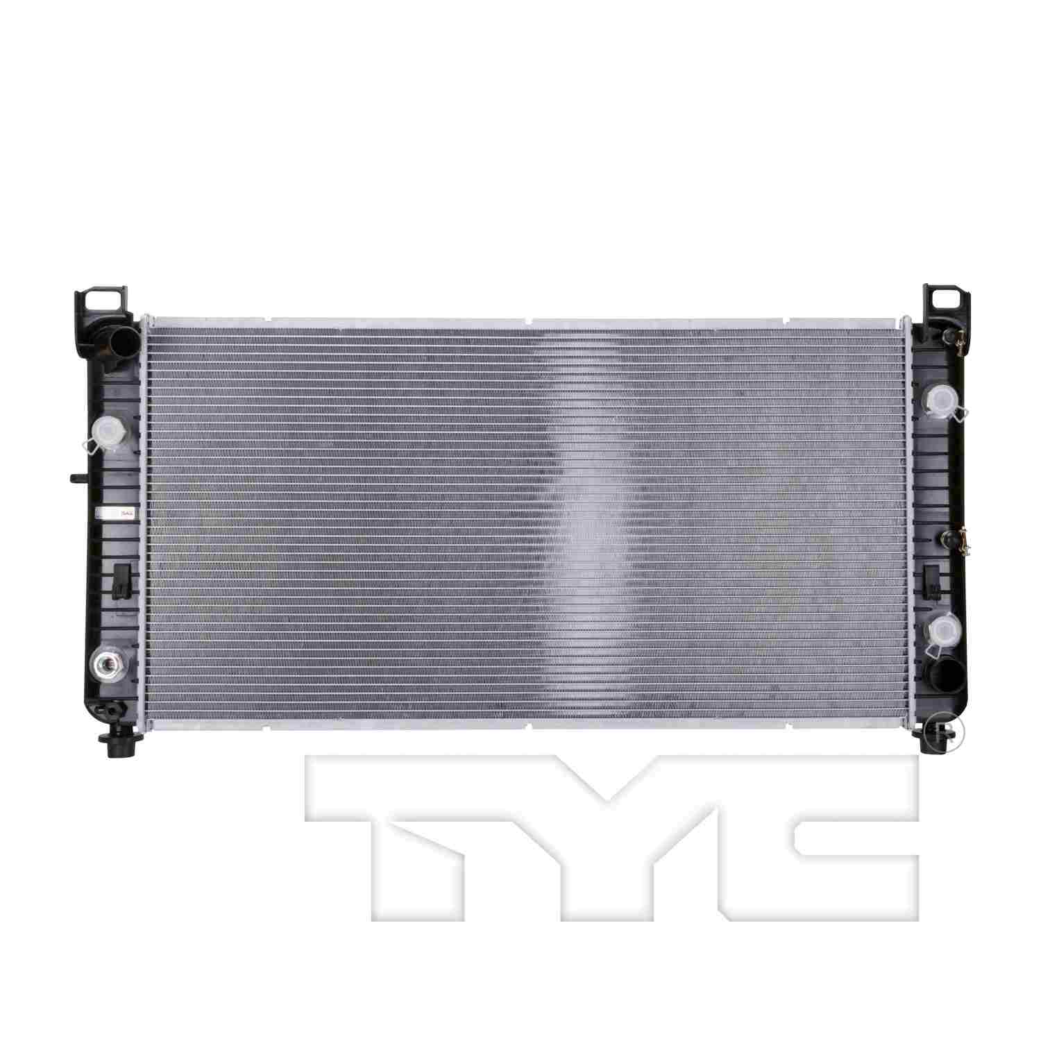 TYC TYC Radiator  top view frsport 2537