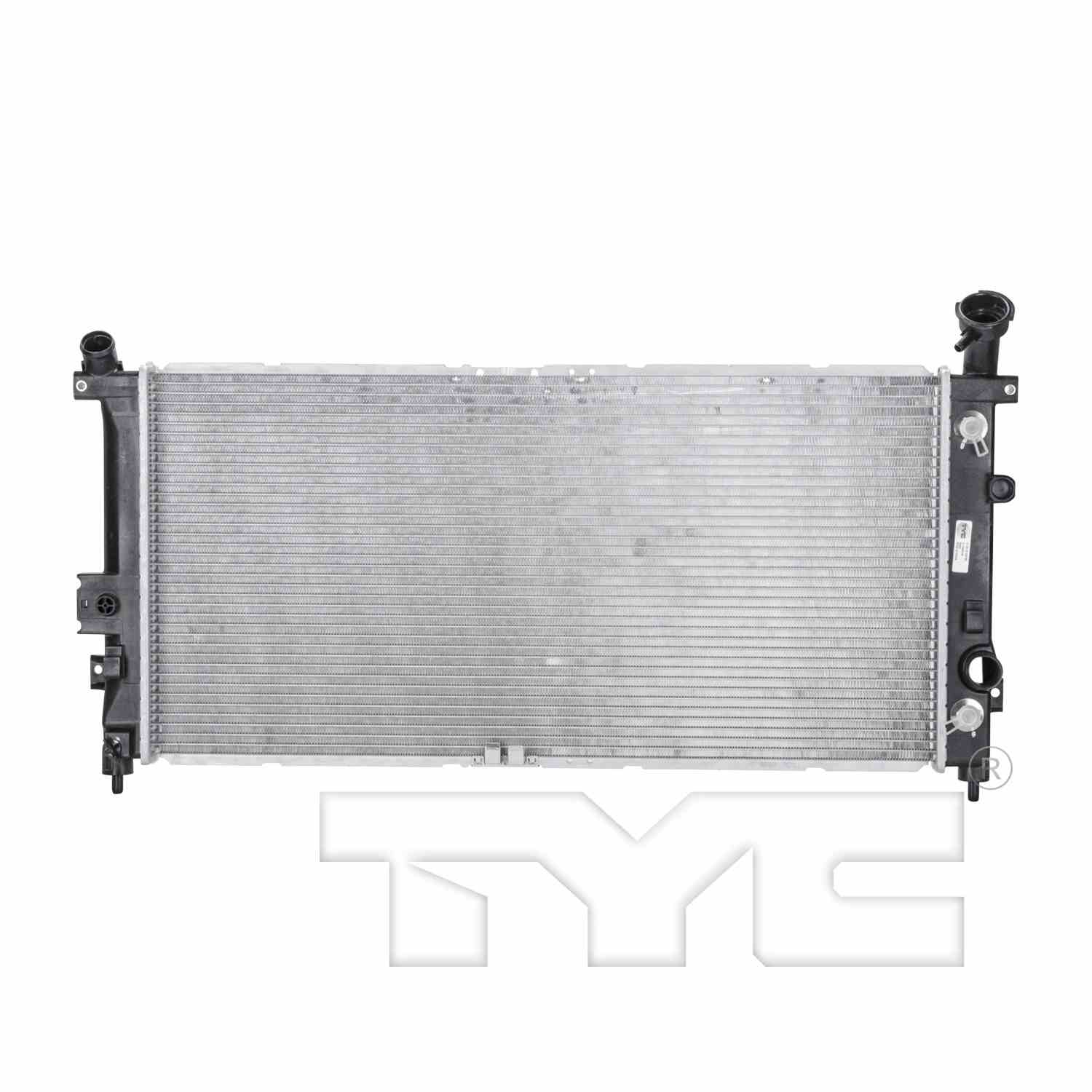 TYC TYC Radiator  top view frsport 2562