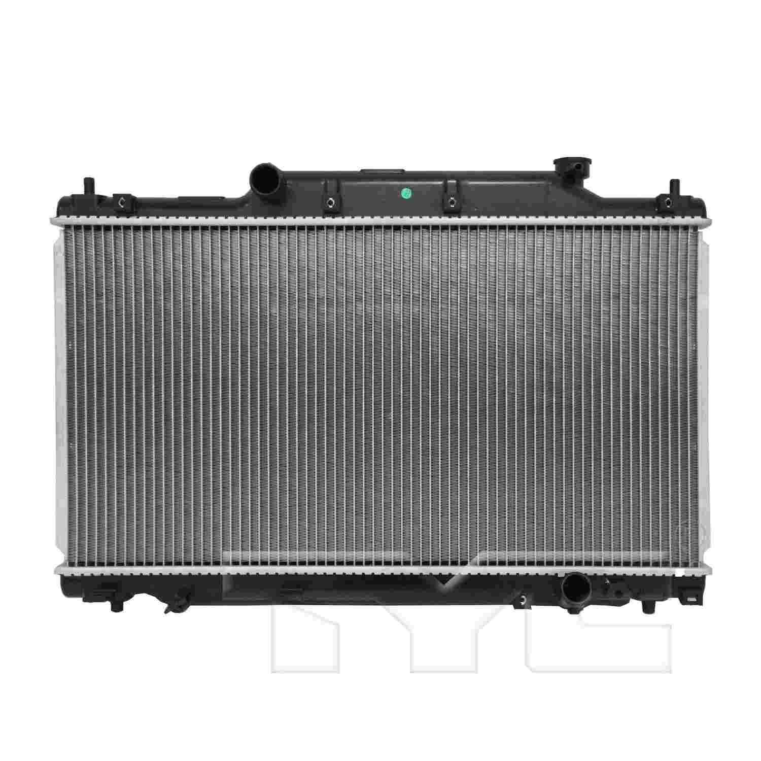 TYC TYC Radiator  top view frsport 2574