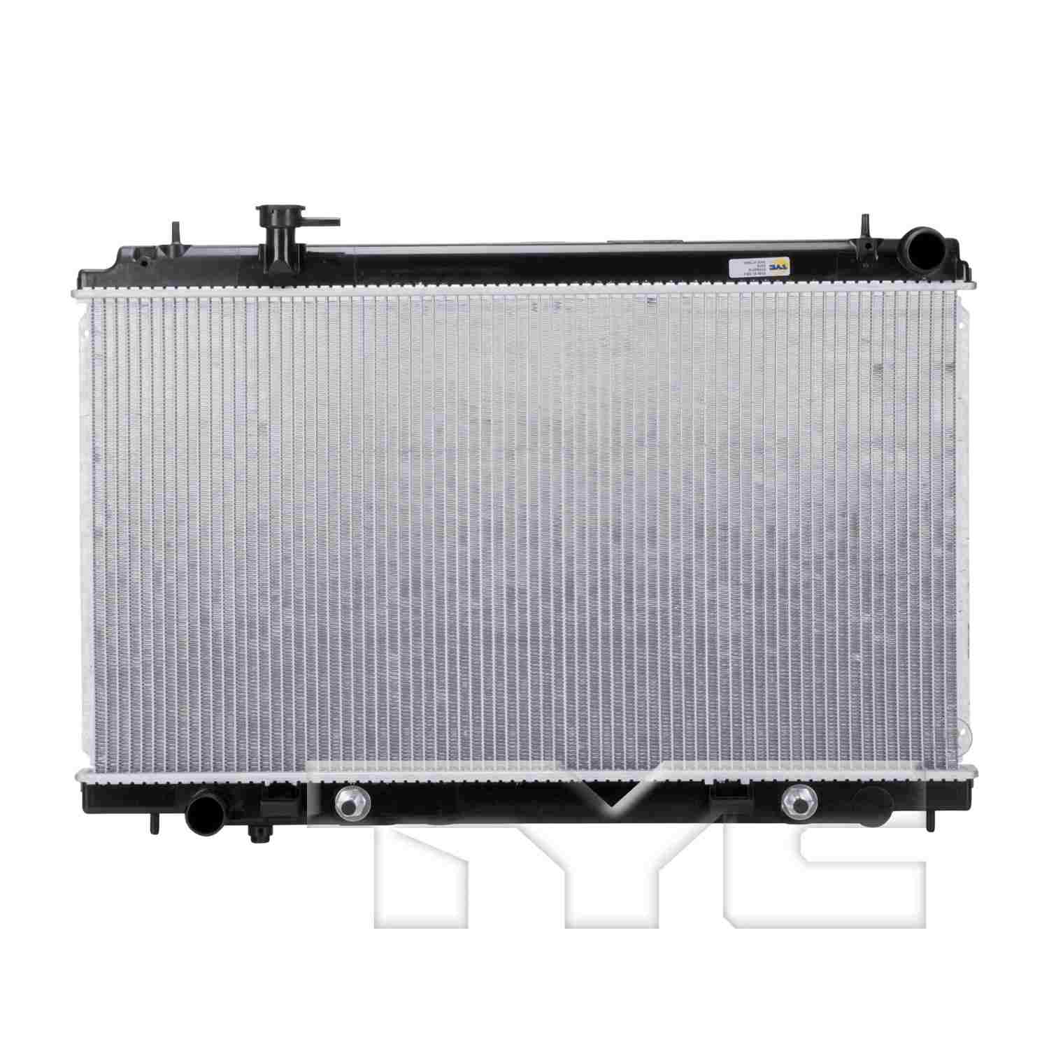 TYC TYC Radiator  top view frsport 2576