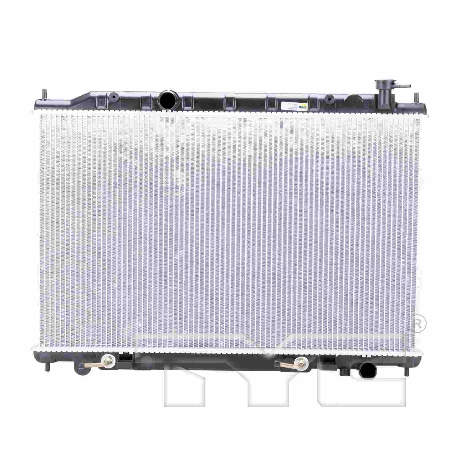 TYC TYC Radiator  top view frsport 2578