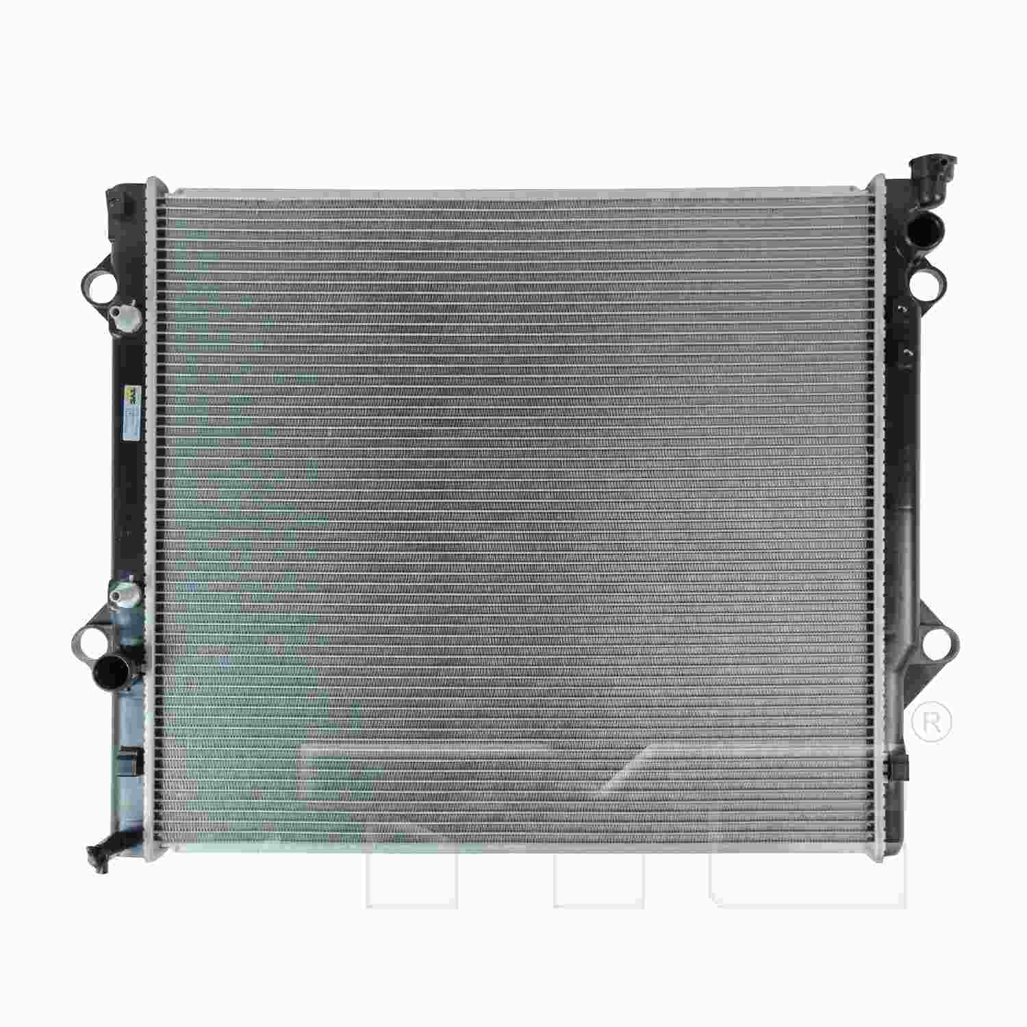 TYC TYC Radiator  top view frsport 2580