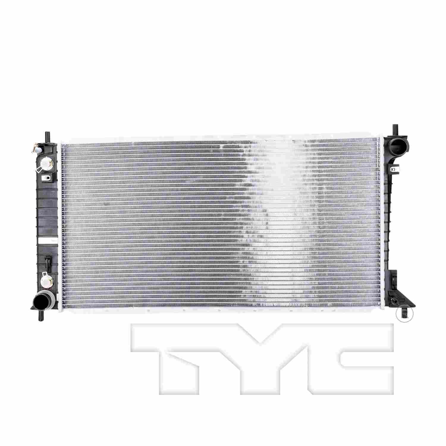 TYC TYC Radiator  top view frsport 2589