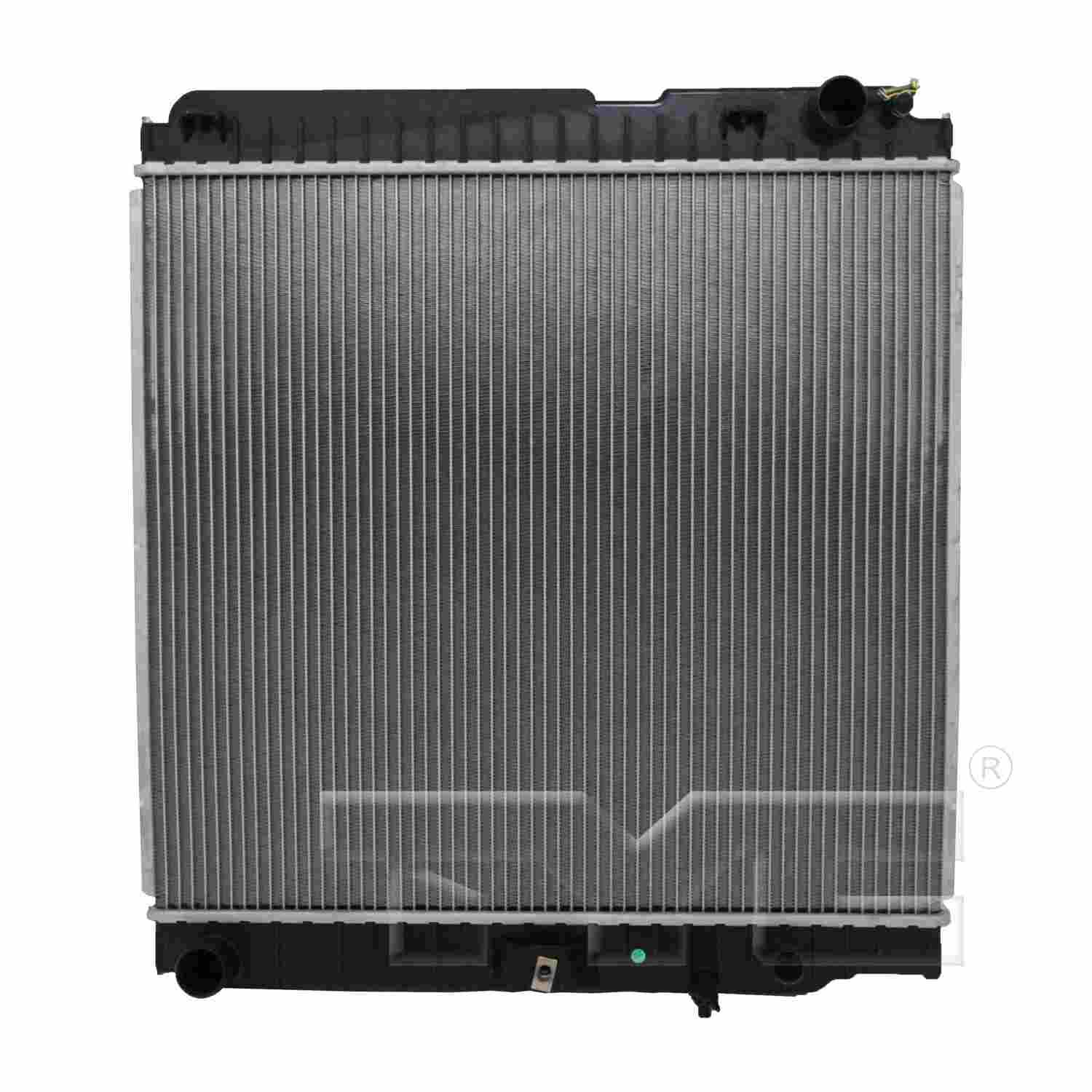 TYC TYC Radiator  top view frsport 2603