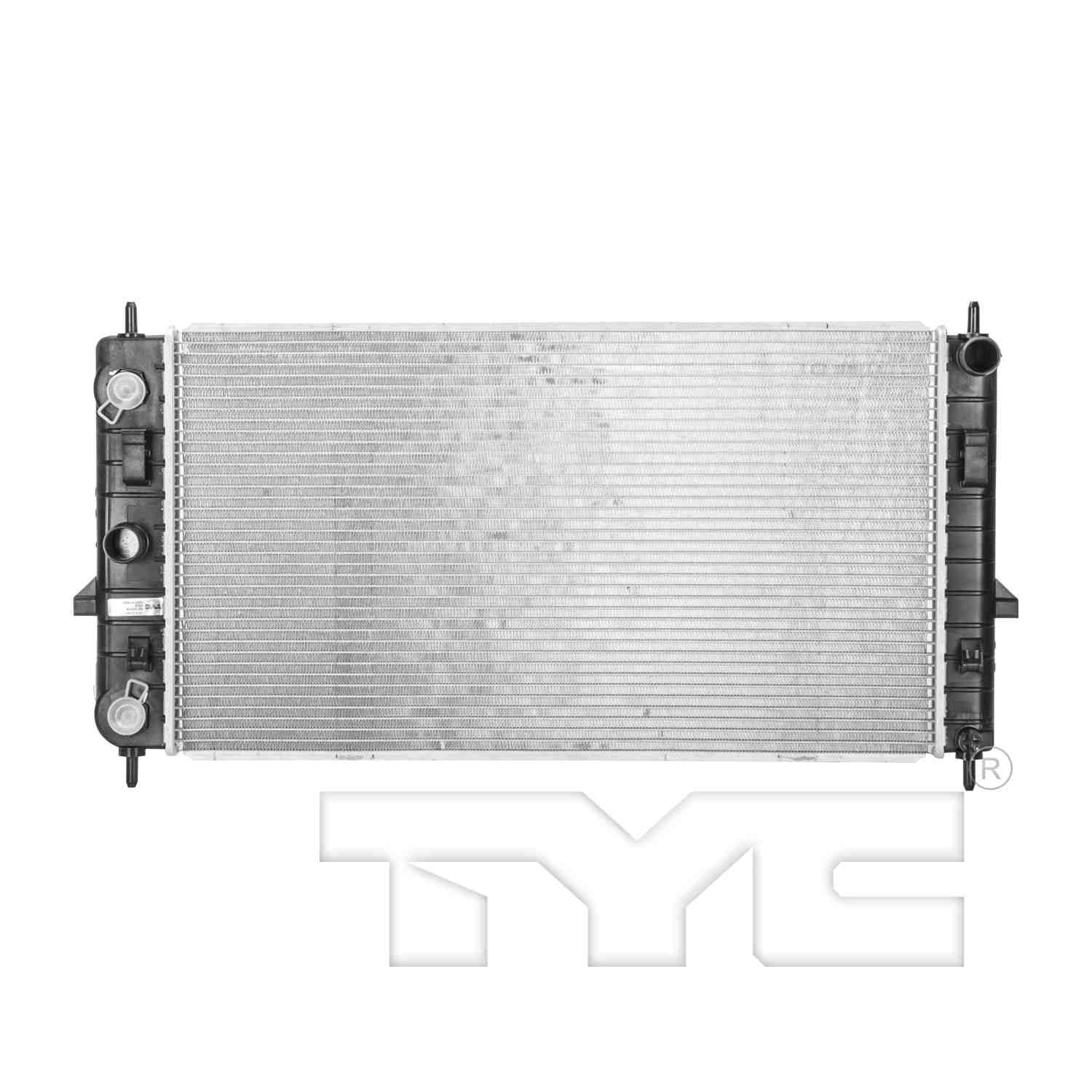 TYC TYC Radiator  top view frsport 2608