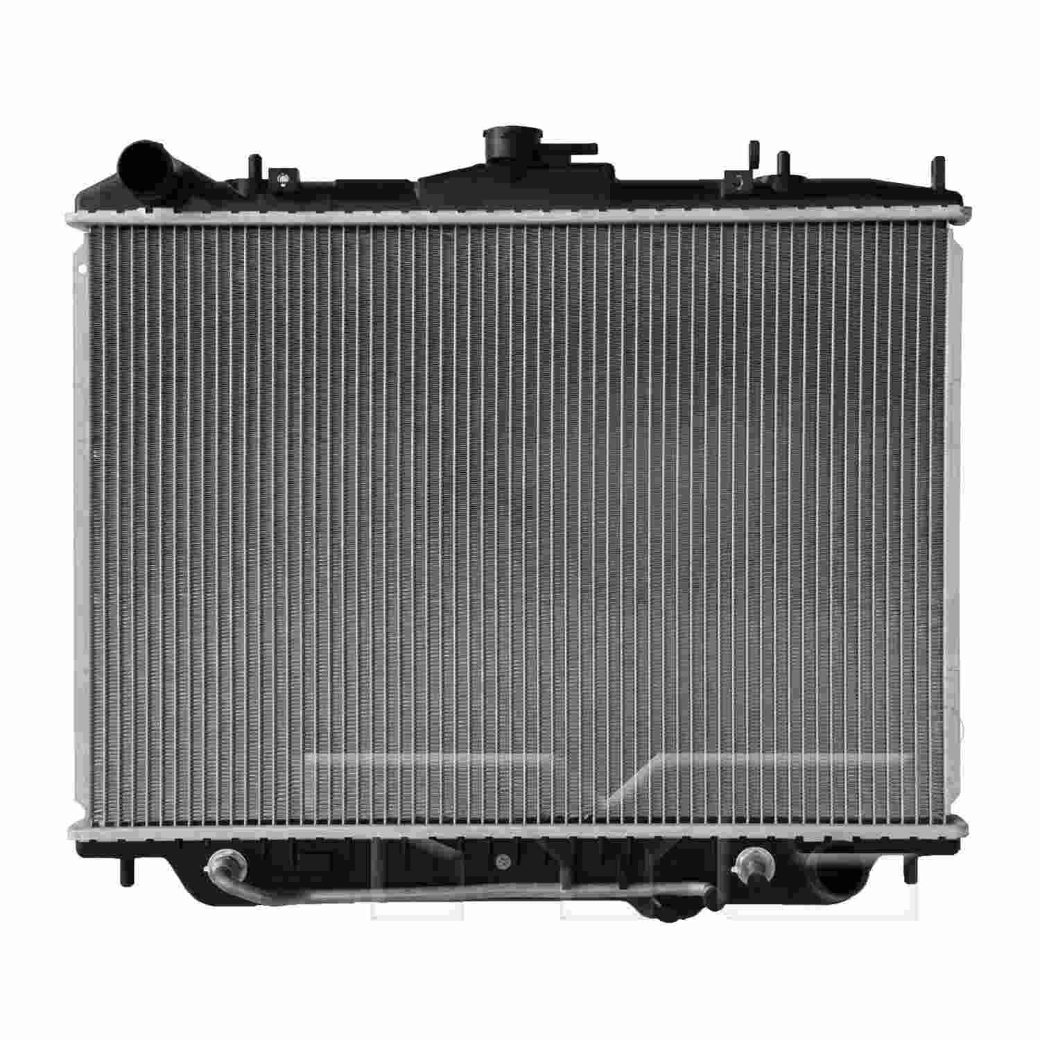 TYC TYC Radiator  top view frsport 2621