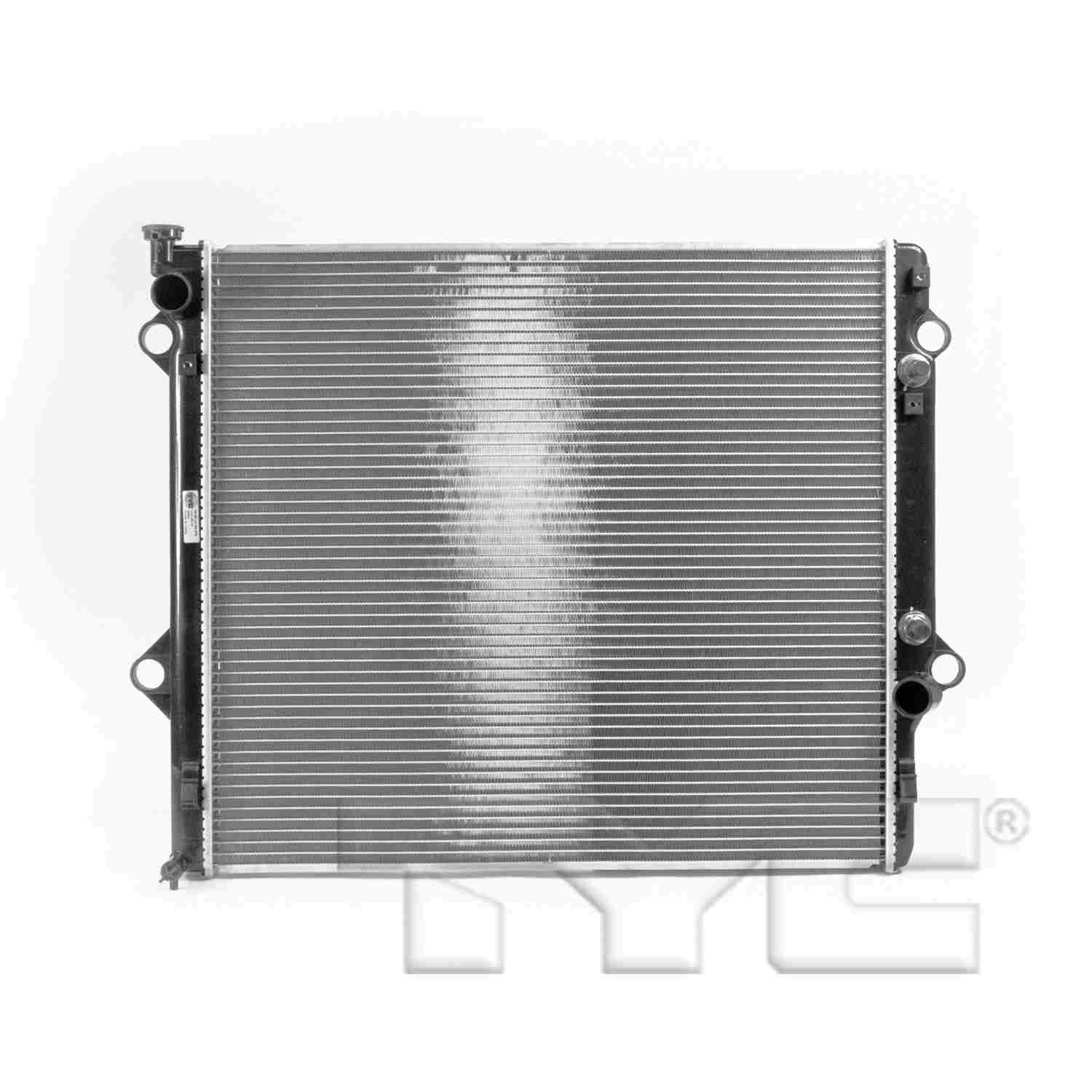 TYC TYC Radiator  top view frsport 2690