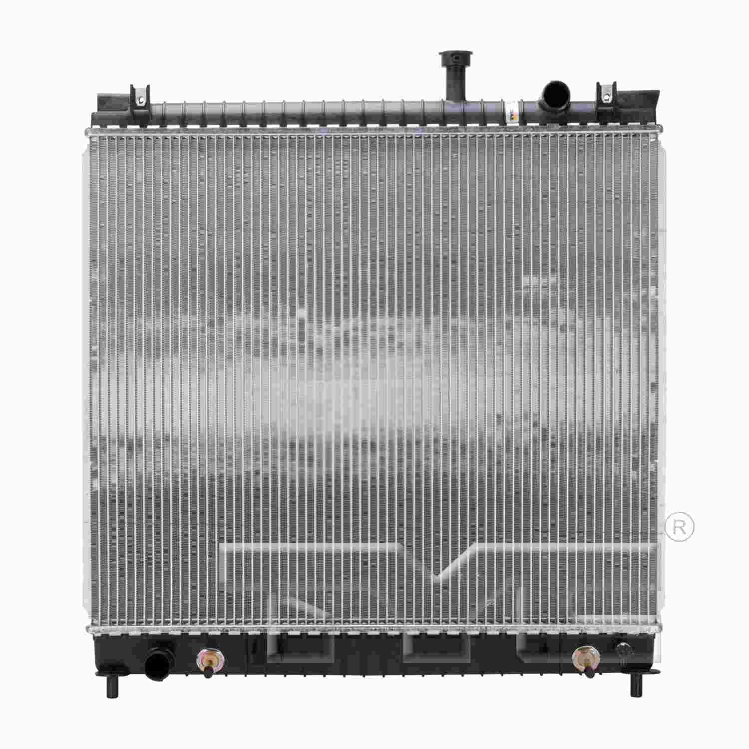 TYC TYC Radiator  top view frsport 2691