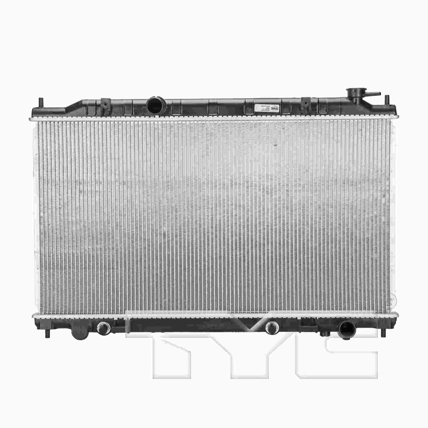 TYC TYC Radiator  top view frsport 2693