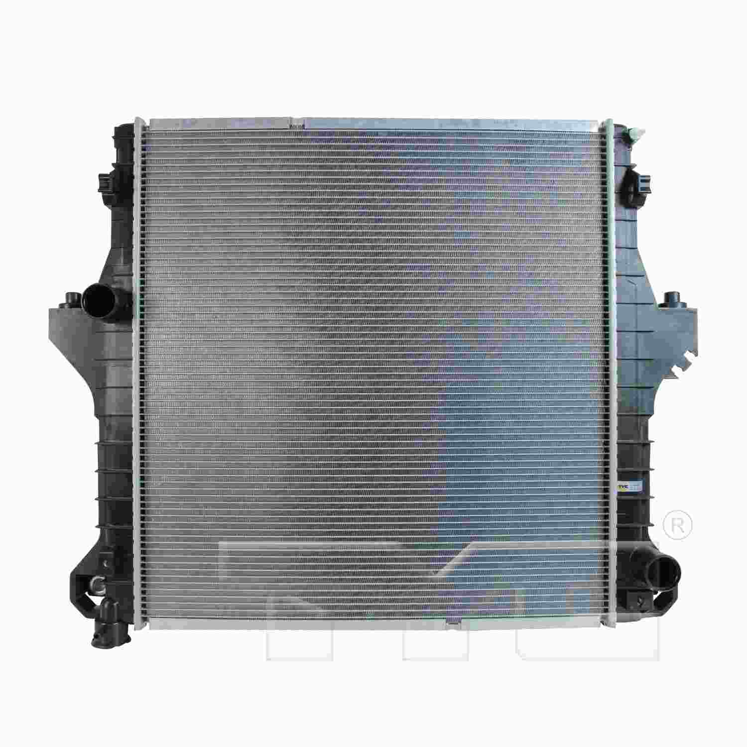 TYC TYC Radiator  top view frsport 2711