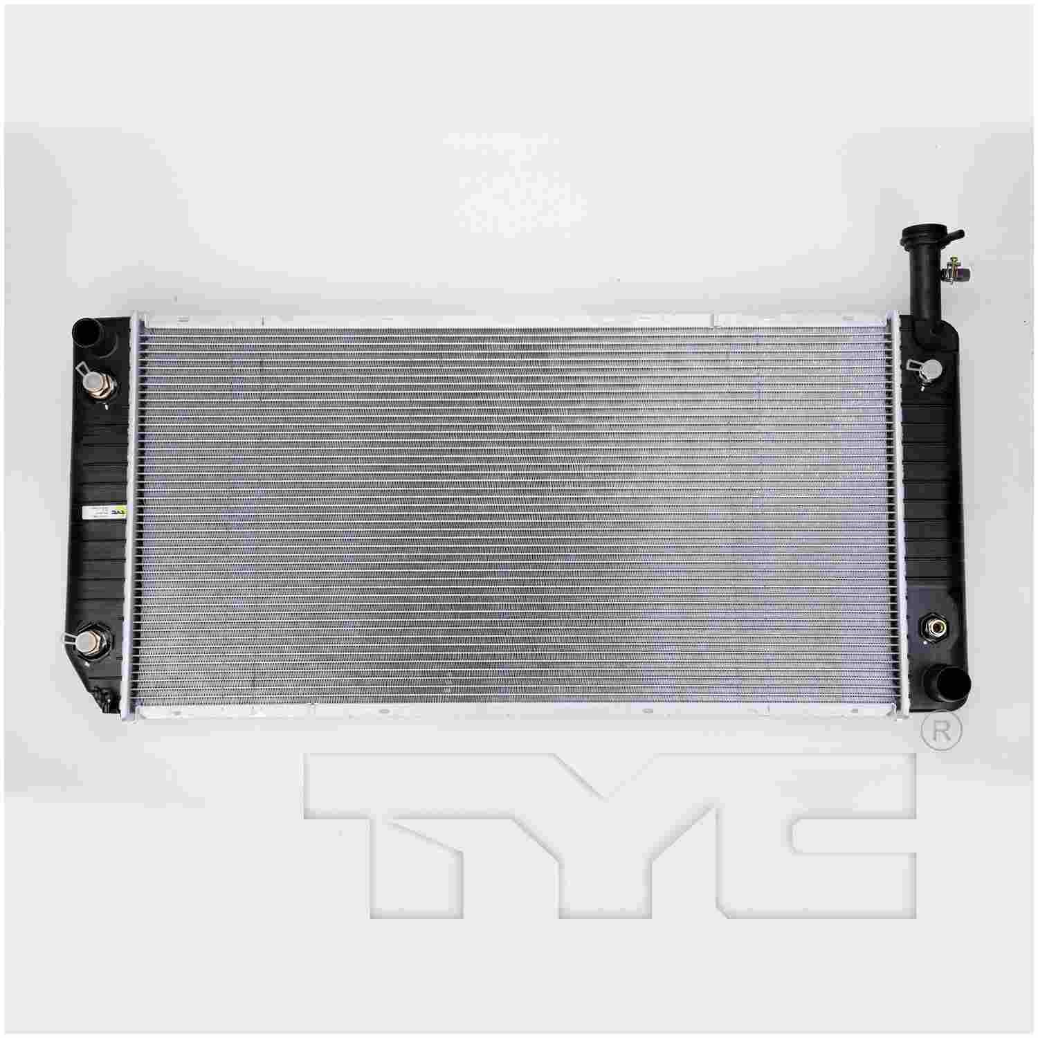 TYC TYC Radiator  top view frsport 2713