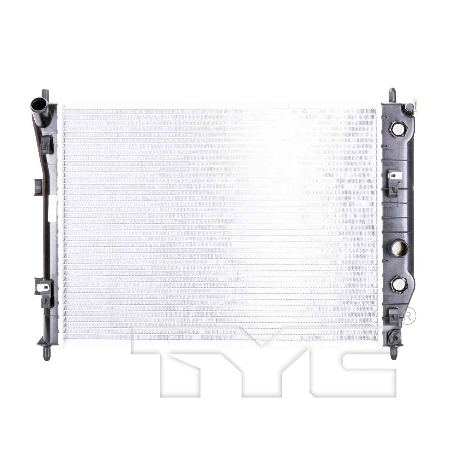 TYC TYC Radiator  top view frsport 2714