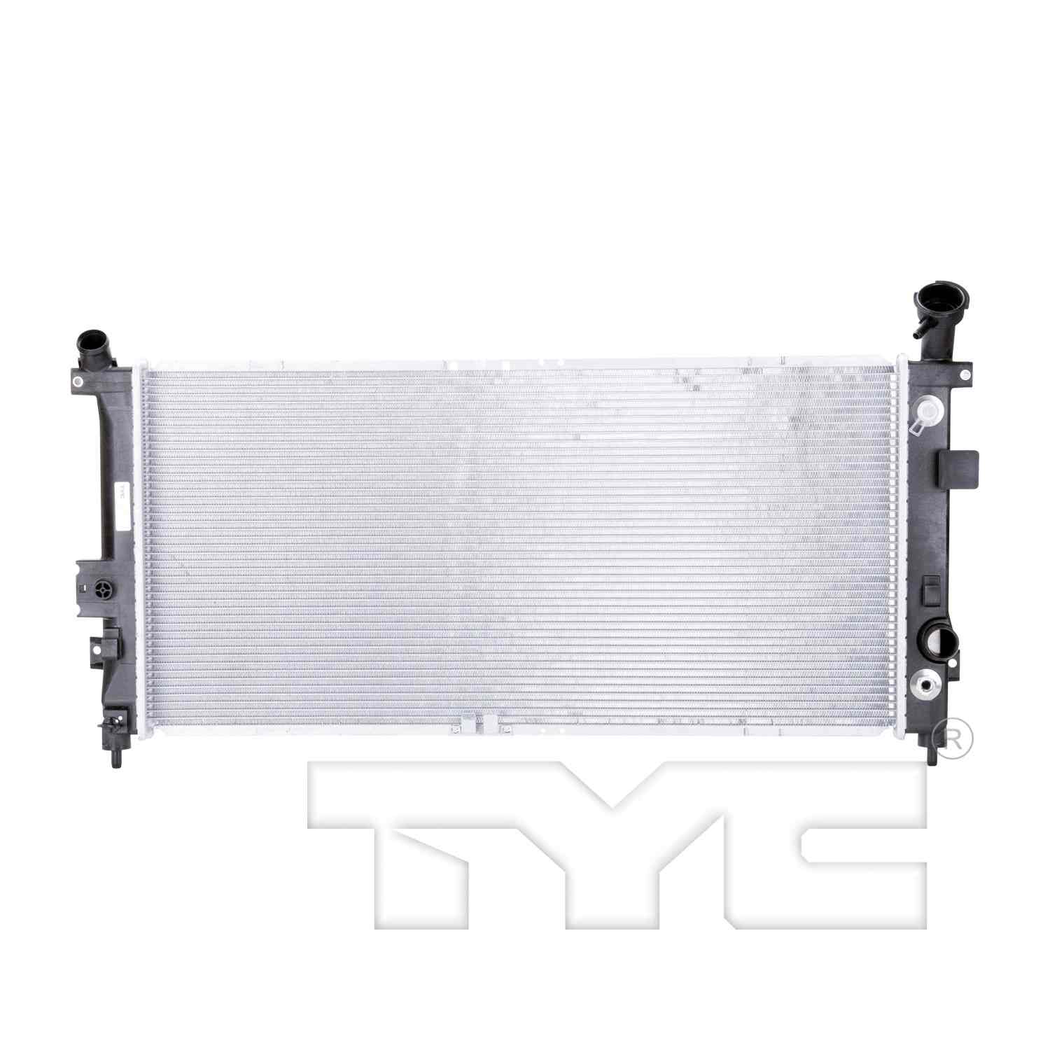 TYC TYC Radiator  top view frsport 2728