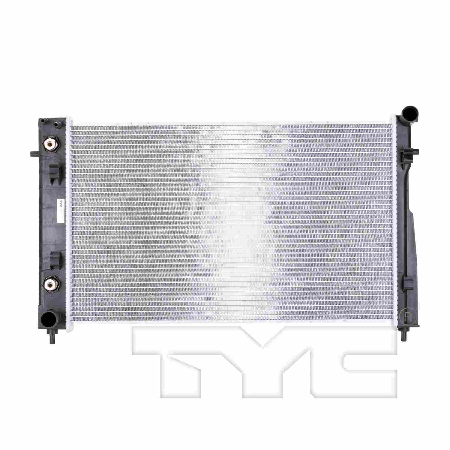 TYC TYC Radiator  top view frsport 2754