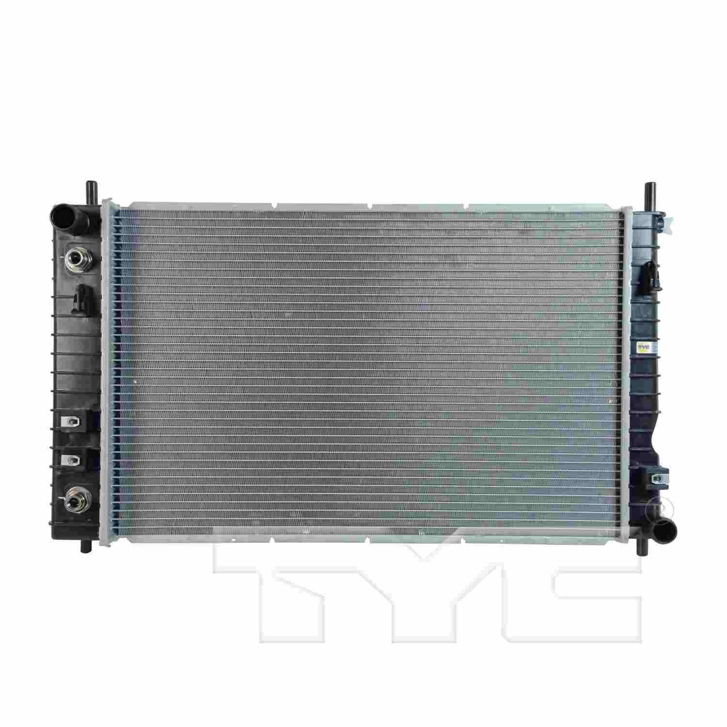 TYC TYC Radiator  top view frsport 2764