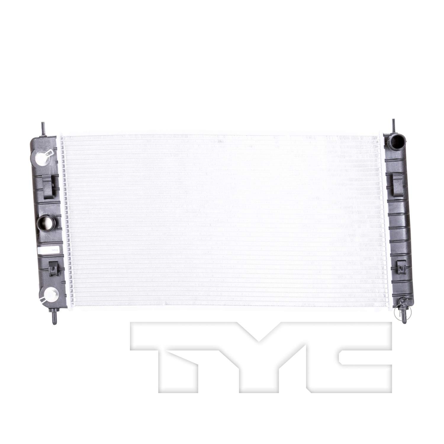 TYC TYC Radiator  top view frsport 2765