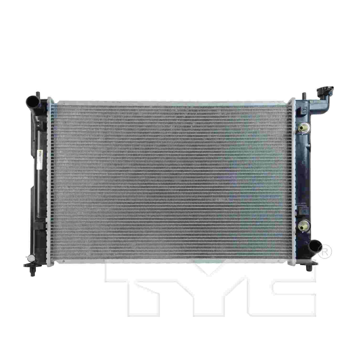 TYC TYC Radiator  top view frsport 2776