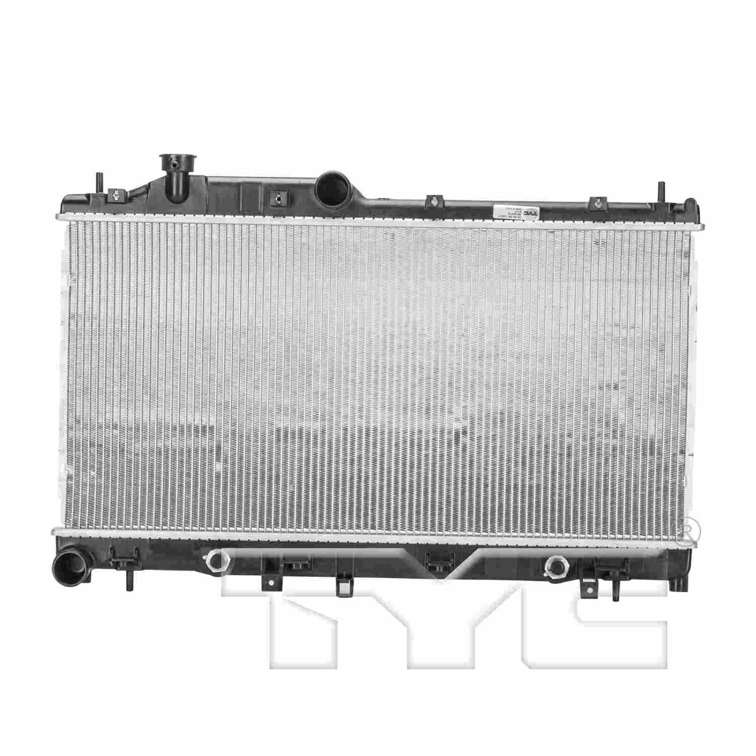 TYC TYC Radiator  top view frsport 2777