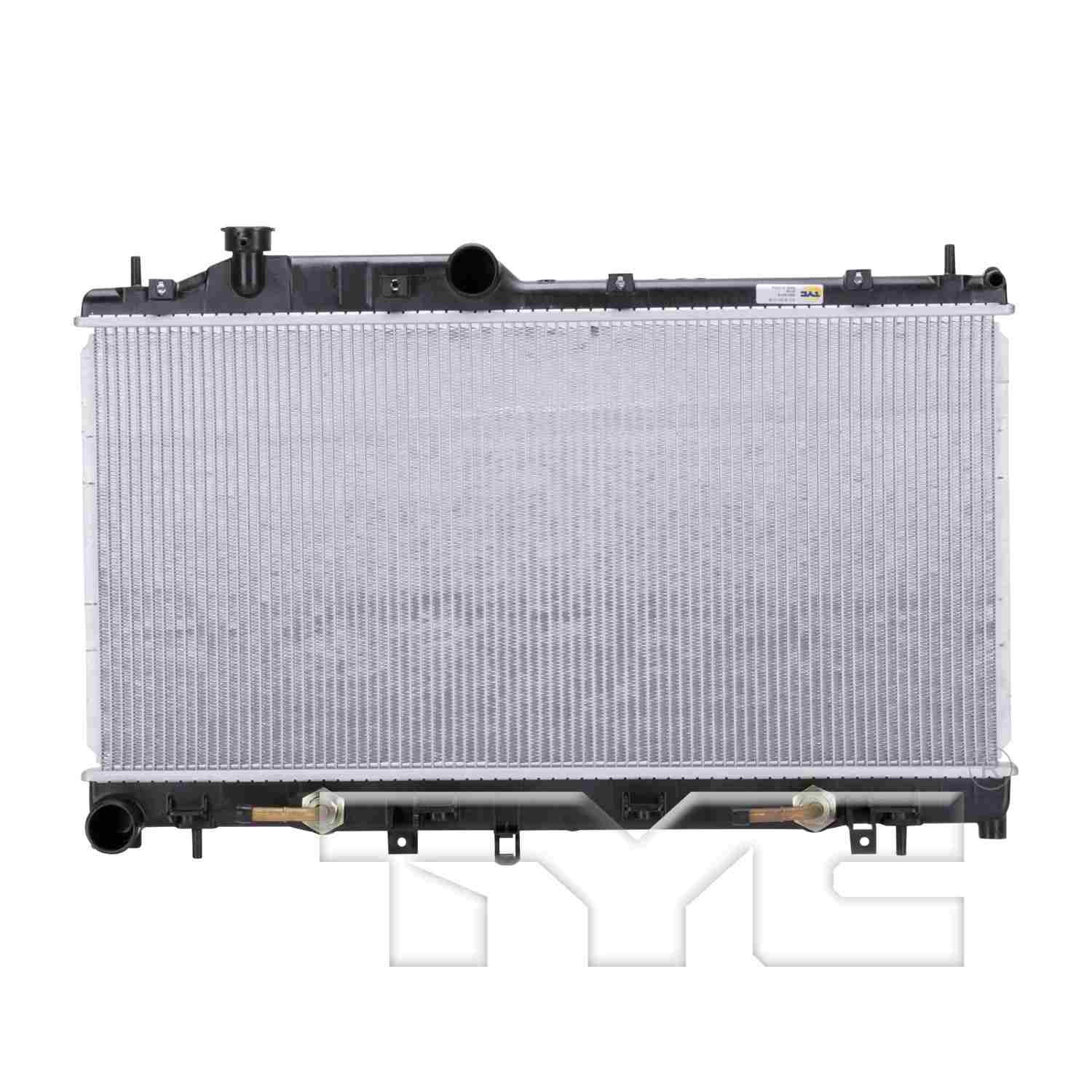 TYC TYC Radiator  top view frsport 2778